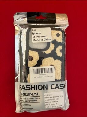 Fluffy iPhone 15 Pro Max Flower Protective Case